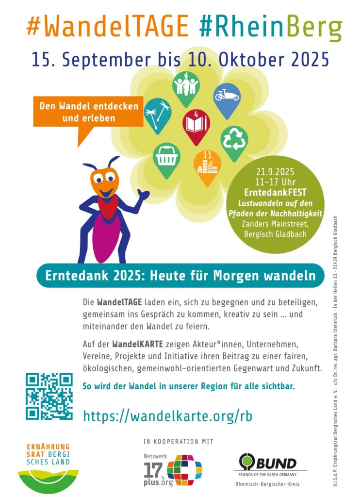 Erntedankfest 2025 auf Zanders