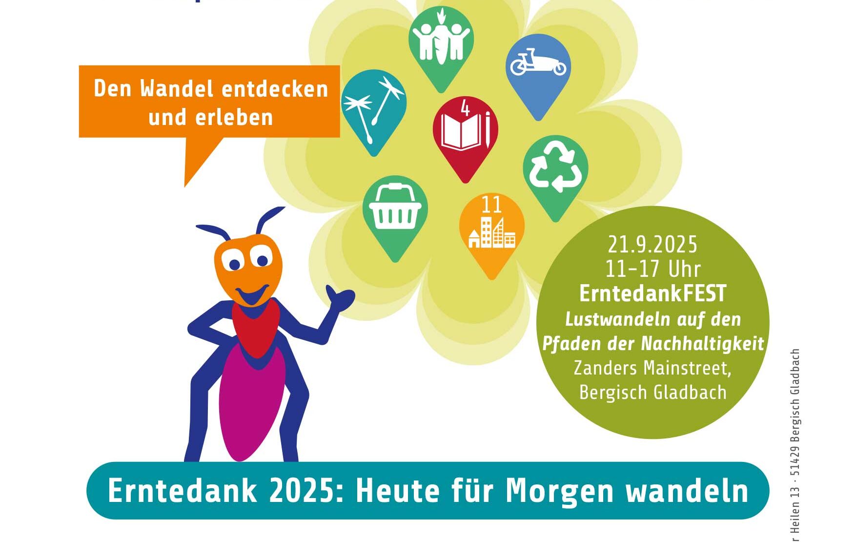 Erntedankfest 2025 auf Zanders