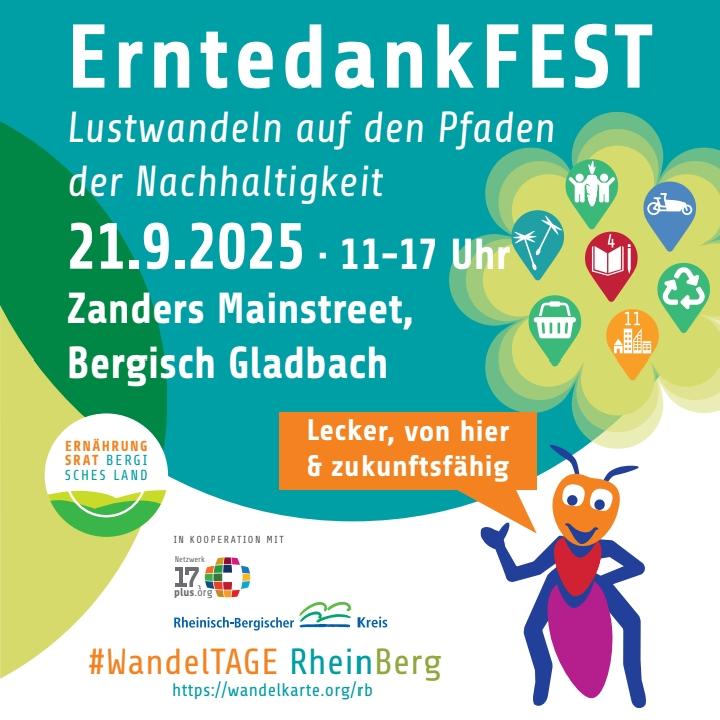 Erntedankfest - Lustwandeln auf den Pfaden der Nachhaltigkeit